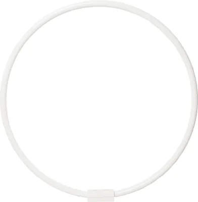 Produktbild von ALU RINGSTANGE Weiß RUND Ø 90 cm DUSCHVORHANGSTANGE WINKELSTANGE FÜR DUSCHVORHANG oder Umkleidekabine
