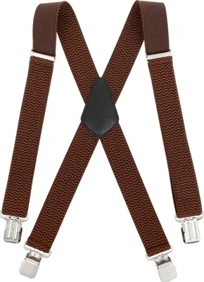 Produktbild von Hochwertige Breite Hosenträger 4 cm Braun