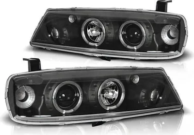 Obrázok produktu pre Svetlomety Angel Eyes vhodné pre Opel Calibra, rok výroby 1990–1997, čierne