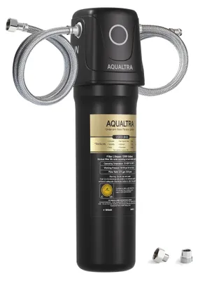 Untertisch-Wasserfilter 0,5 μm, 12.000 Gallonen, Schwarz