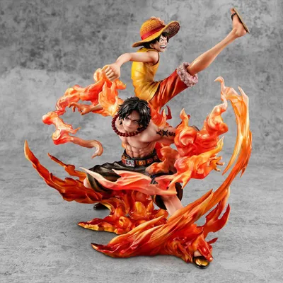 Produktbild von One Piece P.O.P PVC Statue NEO-Maximum Luffy & Ace Bond between brothers 20th Limited Ver. 25 cm