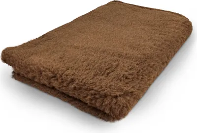 Produktbild von Vetbed Brown Plain – Rutschfeste Hundematte, Welpenteppich – Hundeteppich, Bankteppich, Bankmatte, Tiermatte – für Wurfkiste und Hundebox –