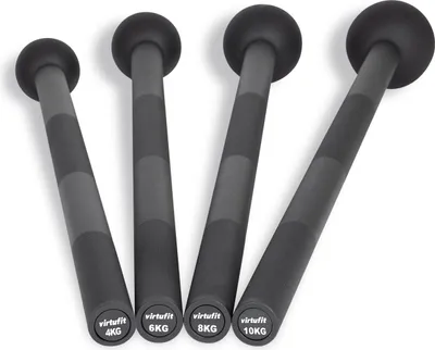 Produktbild von VirtuFit Macebell Set Schwarz 4, 6, 8, 10 kg aus robustem Stahl