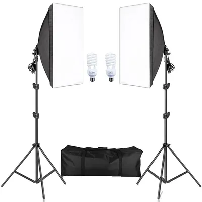 Produktbild von Fotografie Softbox Beleuchtungssets, professionelles kontinuierliches Lichtsystem, Fotostudio