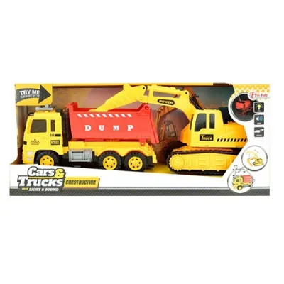Produktbild von Toi-Toys Cars Trucks Tilt Lastwagen mit Bagger