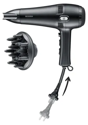 Image de SEVERIN HT0165 Haartrockner Schwarz (0165)