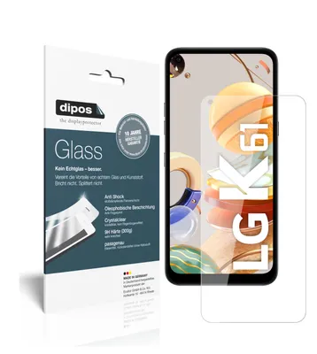 Zdjęcie produktu dla 2x folia ochronna do LG K61 - folia antywstrząsowa 9H dipos Glass szkło plastikowe