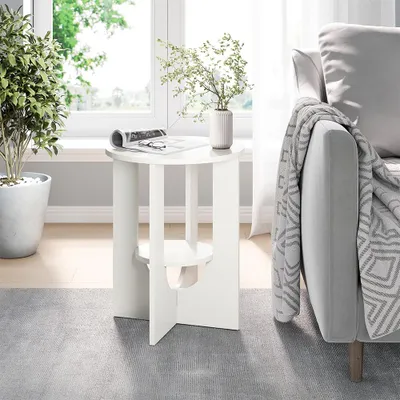 Immagine prodotto di Tavolino da salotto Vicco Vareo Bianco 40 x 40 cm, Model 57910