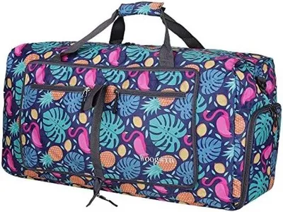 Immagine prodotto di Borsa da viaggio in poliestere da 60 litri, impermeabile, capiente, ideale per la palestra, le vacanze e i viaggi