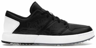 Image de Jordan Nu Retro 1 Low Golf, couleur noire et blanche - Taille EU 46