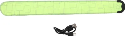 Obrázok produktu pre Bezpečnostné svetlo LED na zápästie, nabíjanie cez USB, 3-stupňové nastaviteľné náramky na nočný beh vonku, zelené