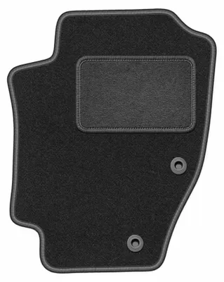 Image de Tapis conducteur en moquette pour Peugeot 307CC 2003-2008 (cabriolet) – 1 pièce, gris graphite, sur mesure – Wielganizator LUX