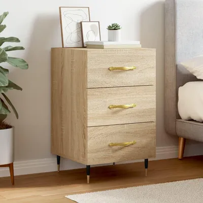 Zdjęcie produktu dla vidaXL Stolik nocny dąb sonoma 40x40x66 cm materiał drewnopochodny