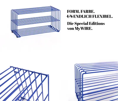 Produktbild von MyWIRE Schuhregal "Rodl2" - blue sky