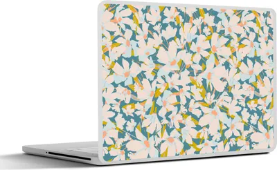 Produktbild von MuchoWow® Laptop Aufkleber Sticker Cover Flora - Blumen - Frühling 40x30 cm - Laptop Dekoration - Selbstklebend