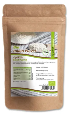 Produktbild von Mynatura  Agaven Inulin Pulver – ab 1000g - 1 Beutel