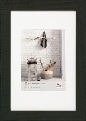 Produktbild von Walther Design HO100B, Einzelbilderrahmen, Holz, Schwarz, 50 x 70 cm, Rechteckig, Deutschland