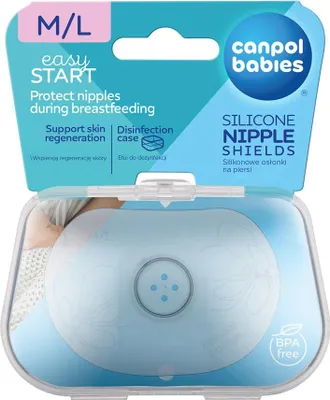 Image de Boucliers mammaires en silicone Canpol Babies Easy Start 18/603, 2 pièces