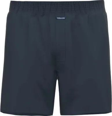 Produktbild von AMMANN Herren Boxershorts - Jersey Boxershorts Basic Baumwolle, lockerer Schnitt, Baumwolle Dunkelblau XL