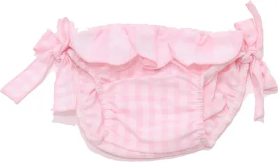 Produktbild von 7920AC costume bimba girl NANAN Baumwolle pink/white checked swimwear