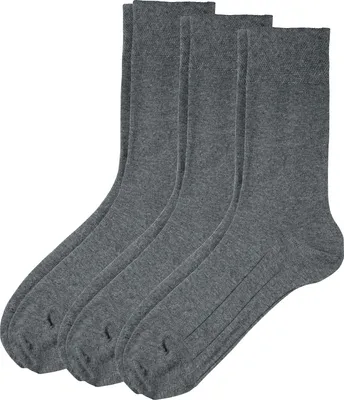 Produktbild von Erwin Müller Uni-Socken 3 Paar grau 39 - 42