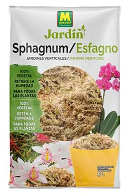 Image de Sphaigne Massó 5l Substrat Naturel Haute Rétention D'eau - Massó