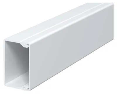 Obrázek produktu pro Obo Bettermann 6191061, Rovný kabelový žlab, 2 m, Polyvinyl chlorid, Bílá