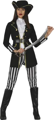 Immagine prodotto di costume da pirata elegante per donna, taglia:M