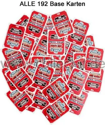 Zdjęcie produktu dla FA3 - Spar 8 - ALL 192 Base Cards - German - Star Wars Force Attax - SERIES 3