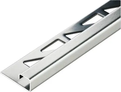 Obrázek produktu pro Lišta Akkit nerez čtvercová 10x3000 mm stříbrná