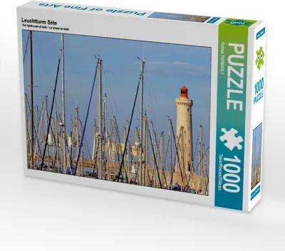 Produktbild von CALVENDO Puzzle Leuchtturm Sète | 1000 Teile Lege-Größe 64x48cm Foto-Puzzle für glückliche Stunden