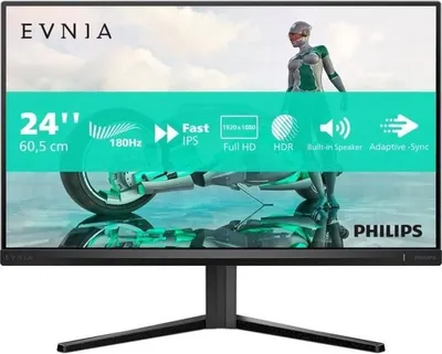 Image de Écran PC Gamer Philips 23,8 pouces, FHD, 180Hz, Dalle Fast IPS, 1ms, 24M2N3200S/00