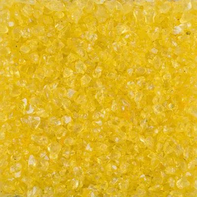 Produktbild von GLASGRANULAT 1-2mm. Glassand  1kg. GELB