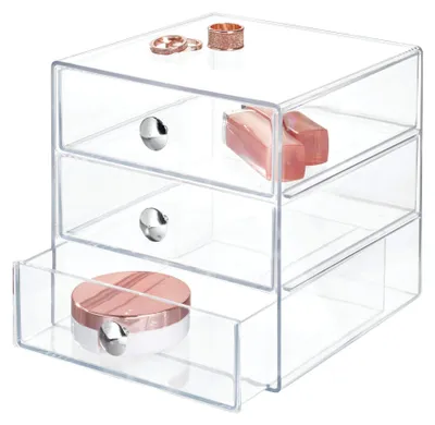 Zdjęcie produktu dla InterDesign Organizer na Kosmetyki - Przezroczysty i Elegancki