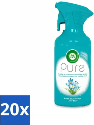 Produktbild von Air Wick Pure Lufterfrischer Spring Dew 250 ml - Vorteilspack - 20 Stücke