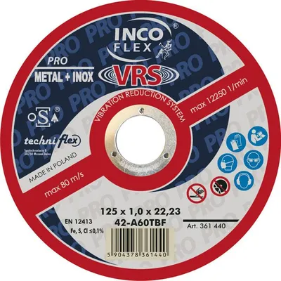 Immagine prodotto di Tarcza Wypukła T27 125*1,6*22 A46Tbf-Vrs