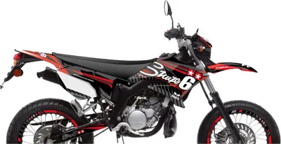 Obrázek produktu pro Stage6 Červená grafická sada obtisků pro Yamaha Dt 50