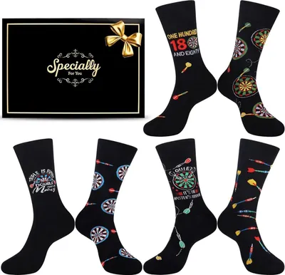 Zdjęcie produktu dla Prezenty do rzutek Skarpety męskie 43-46 Akcesoria do rzutek 3 pary_UNIFORM