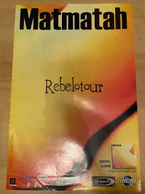 Obrázok produktu pre Matmatah - Rebelotour - PLAGÁT - 40x60 cm