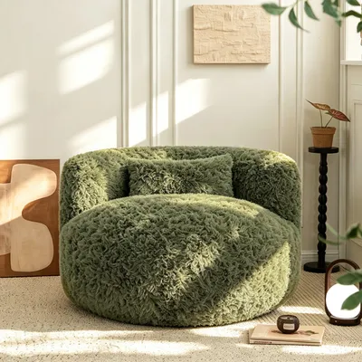 Produktbild von CHITA Sitzsack mit Kissen & Decke, Fleece, Sitzsack Gaming Sitzsack Lounge Chair Cozy, platzsparend, vakuumverpackt, für Erwachsene & Kinder