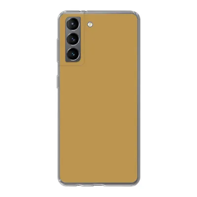 Produktbild von MuchoWow® Handyhülle Schutzhülle Hülle für Samsung Galaxy S21 Ockergelb - Farbe - Herbst - Gelb - Fest - Farben Silikon Softcase Handy Hülle - Softcase