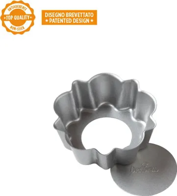 Obrázok produktu pre Mini kovová forma na koláč mazurka 8 cm DECORA