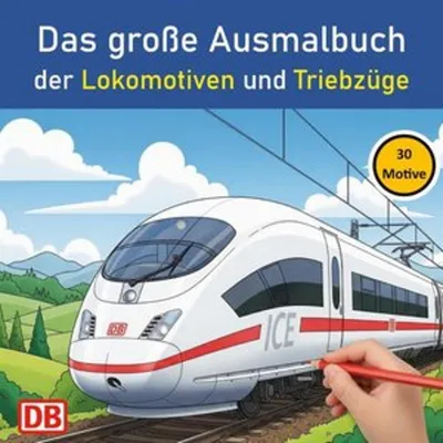Obrázok produktu pre Veľká omaľovánka lokomotív a motorových vlakov