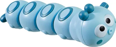 Produktbild von Baby-Uhrwerk, Krabbelspielzeug, pädagogisch, niedlich, Cartoon-Tierschaukel, zum Aufziehen, für Eltern-Kind-Interaktion, Blau