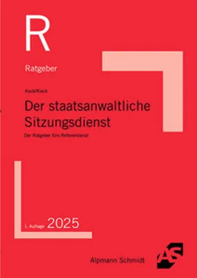 Image de Der staatsanwaltliche Sitzungsdienst