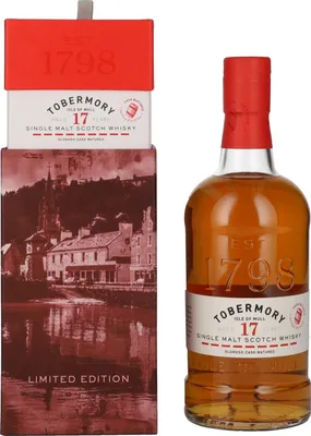 Image de Tobermory 17 Years Old OLOROSO CASK MATURED Limited Edition 2004 55,9% Vol. 0,7l en boîte cadeau