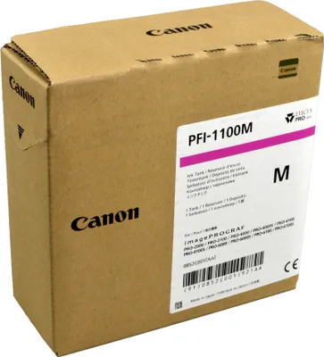 Produktbild von Canon PFI-1100M, Magenta, Tinte auf Pigmentbasis, 160 ml