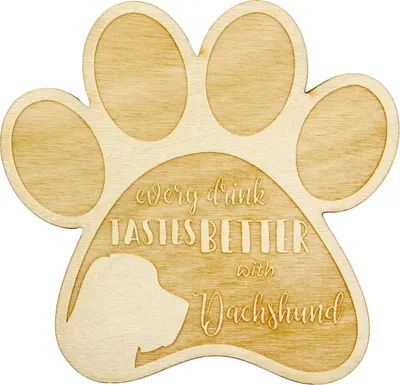 Productafbeelding van Art-Dog Onderzetter – Ruwharige teckel