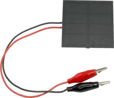 Image de SOL-EXPERT Cellule solaire 200 mA, 2 V, avec pinces crocodile