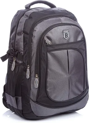 Produktbild von Bag Street 3-Fach Rucksack robust ideal für Arbeit und Schule Damen und Herren Grau